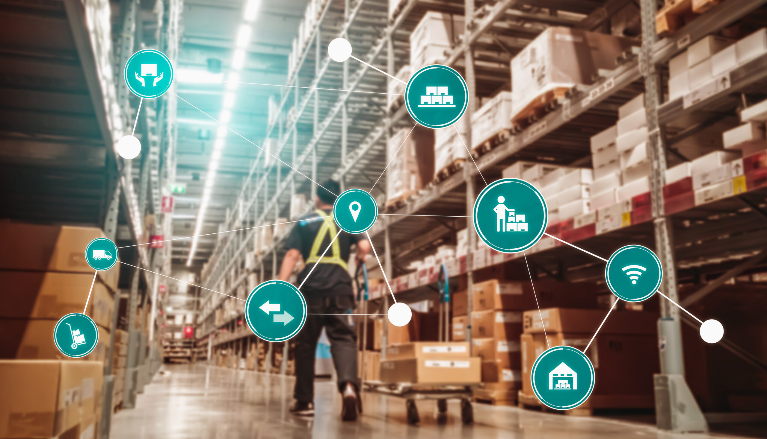 Smart warehouse management system with innovative internet of things technology